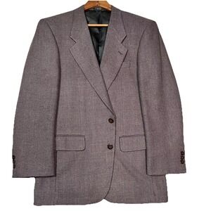 Petrocelli Sport Coat Men's 39 Regular Silk Wool Blend Two Button Blazer